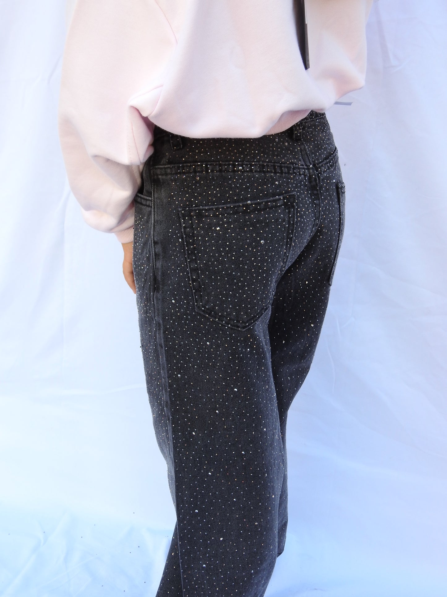 Jeans brillantinato junior