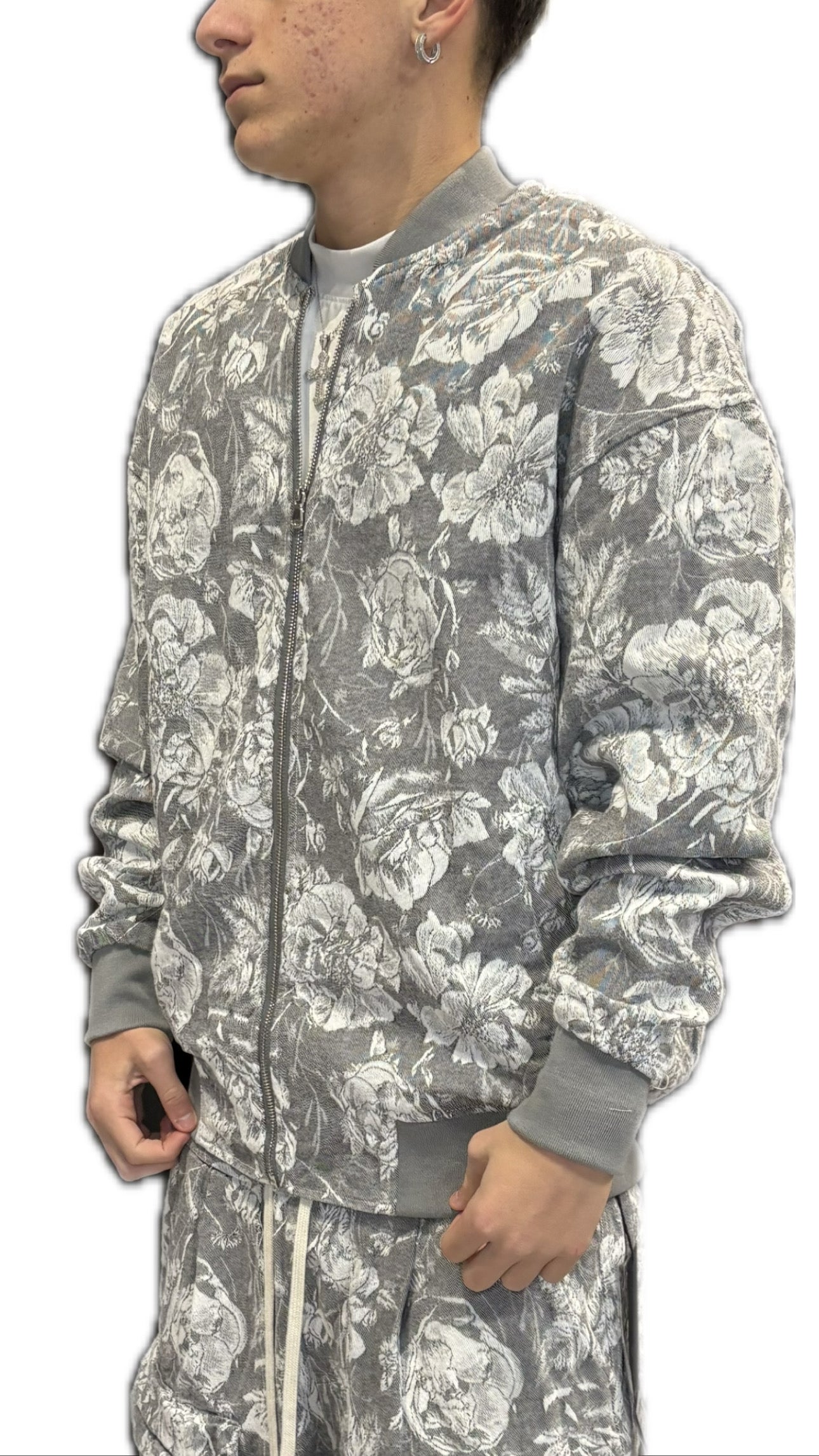 Bomber fiorato 303068G