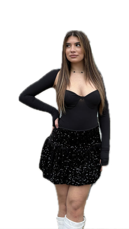 Body con coprispalle