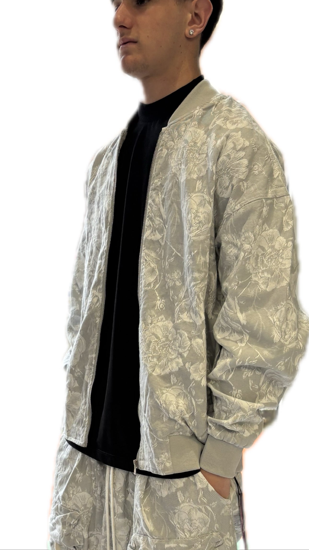 Bomber fiorato 303068G