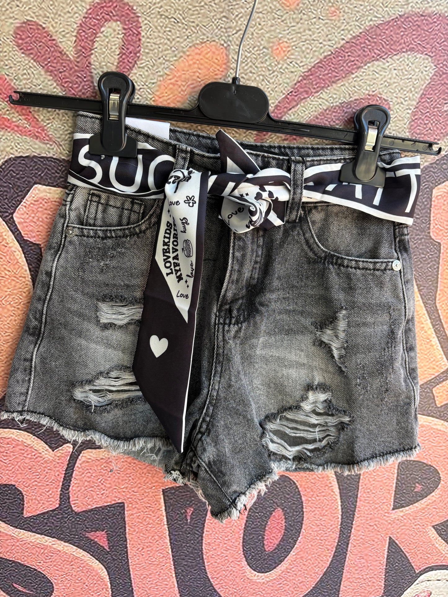 pantaloncino jeans ragazza
