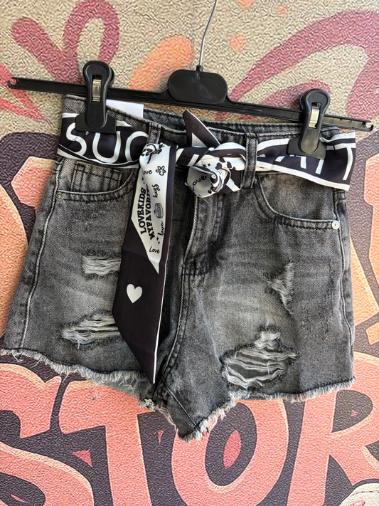 pantaloncino jeans ragazza